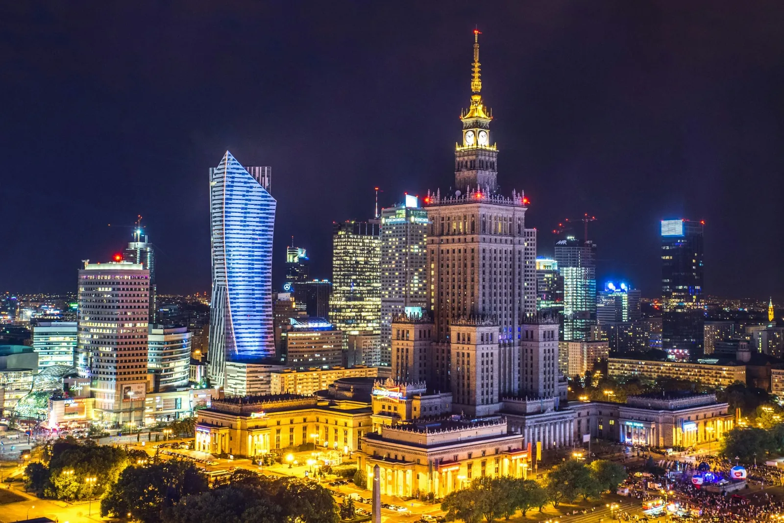 Skyline di Varsavia